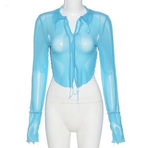 Distressed mesh tops🔥